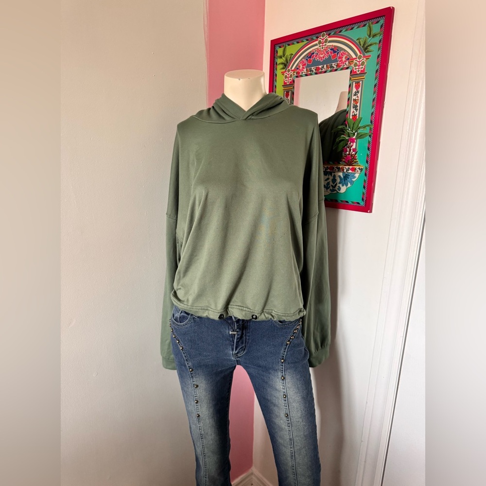 Girl’s Green Hoodie